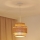 Brilagi - Candeeiro suspenso SPACE YUTE 1xE27/15W/230V diâmetro 25 cm bege/branco