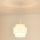 Brilagi - Candeeiro suspenso SPACE YUTE 1xE27/15W/230V diâmetro 25 cm creme/branco