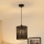 Brilagi - Candeeiro suspenso TUBES 1xE27/15W/230V diâmetro 20 cm preto