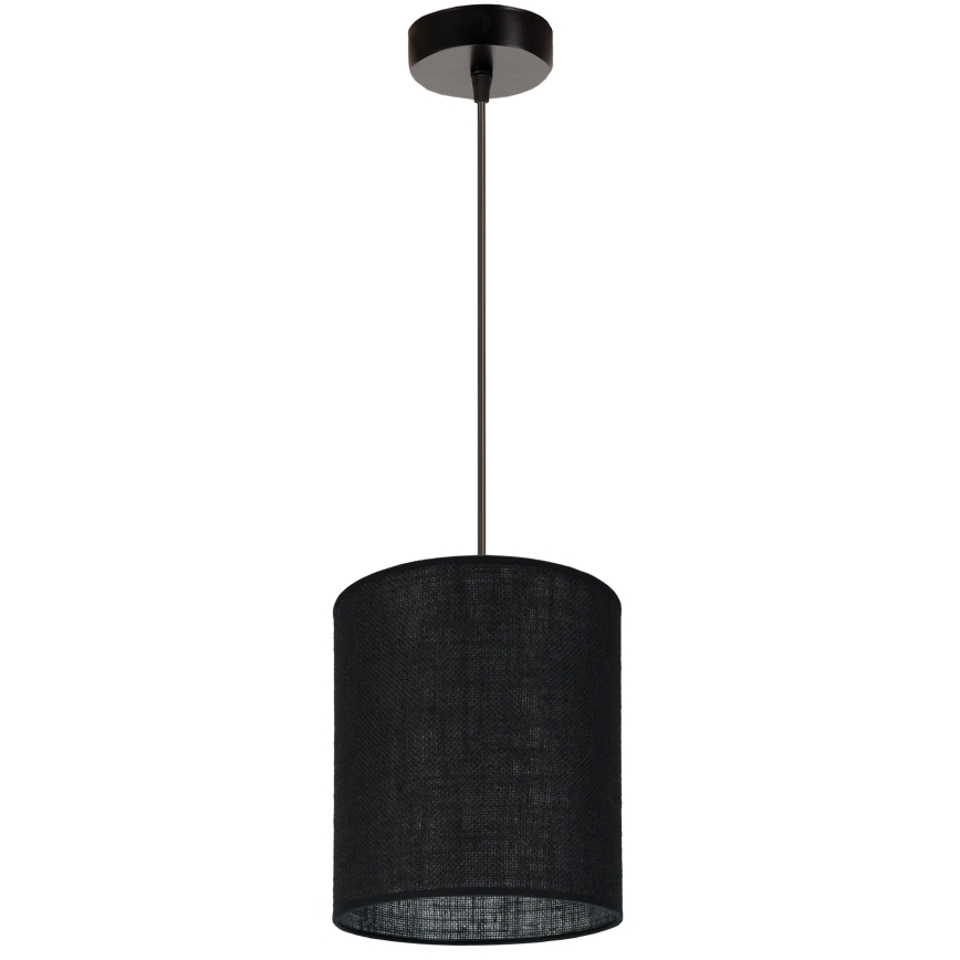 Brilagi - Candeeiro suspenso TUBES 1xE27/15W/230V diâmetro 20 cm preto