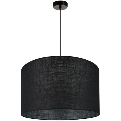 Brilagi - Candeeiro suspenso TUBES ROLLER 1xE27/15W/230V diâmetro 50 cm preto