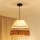 Brilagi - Candeeiro suspenso WINNETOU AVIGNION 1xE27/15W/230V diâmetro 35 cm castanho/creme