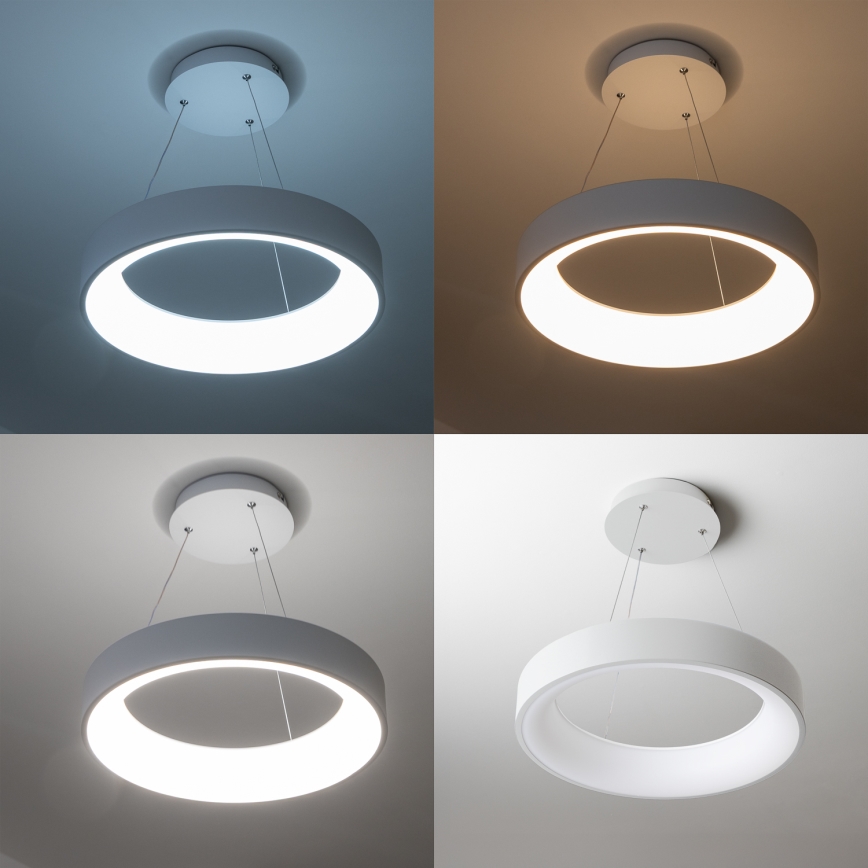 Brilagi - Candelabro suspenso LED com regulação FALCON LED/40W/230V 3000-6500K branca + controlo remoto