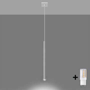 Brilagi -  Candelabro suspenso LED DRIFA 1xG9/4W/230V branco