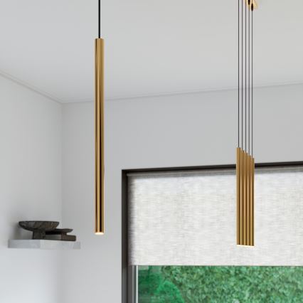 Brilagi - Candelabro suspenso LED DRIFA 1xG9/4W/230V dourada