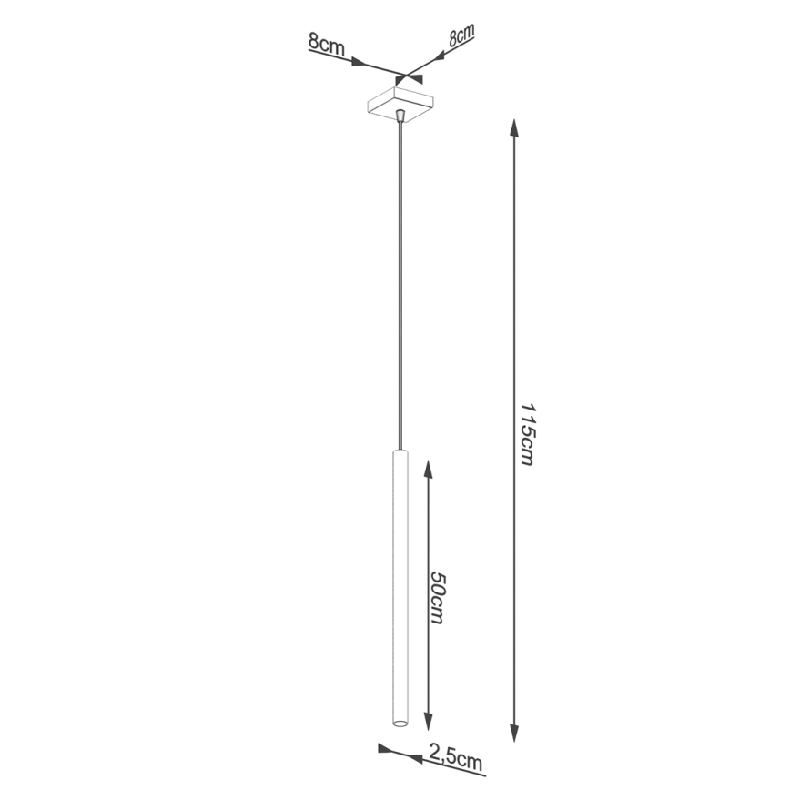 Brilagi - Candelabro suspenso LED DRIFA 1xG9/4W/230V dourada