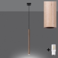 Brilagi - Candelabro suspenso LED DRIFA 1xG9/4W/230V madeira