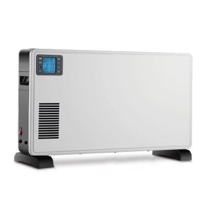 Brilagi - Convector de ar quente 2300W/230V LCD branco + controlo remoto