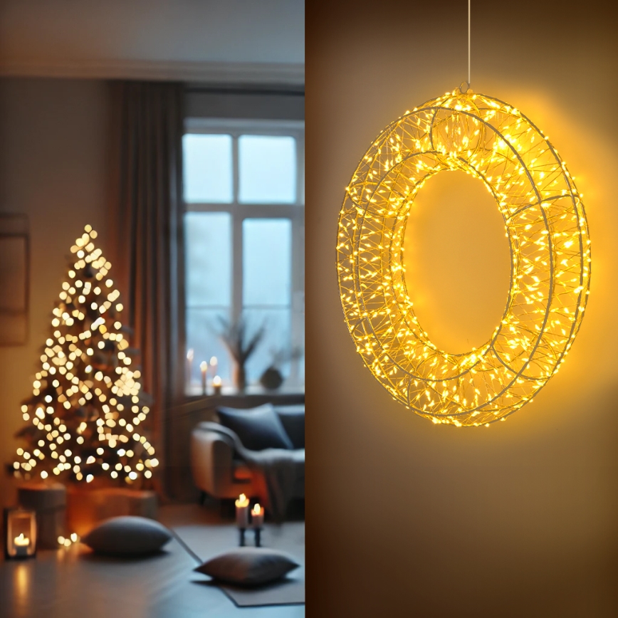 Brilagi - Coroa de natal LED para exterior 480xLED/230V IP44