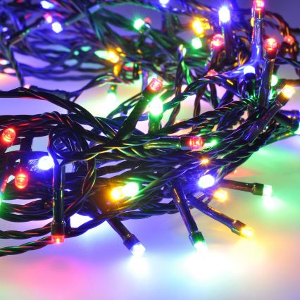 Brilagi - Corrente decorativa LED Exterior 100xLED/8 funções 13 m IP44 multicolor