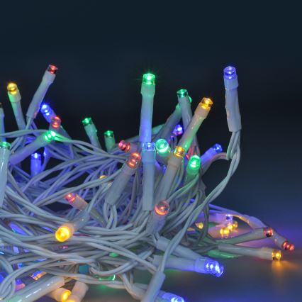 Brilagi - Corrente exterior de Natal LED 120xLED/8 funções/3xAA 9,5m IP44 multicolor + controlo remoto