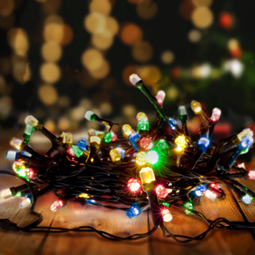 Brilagi - Corrente exterior de Natal LED 200xLED/2 funções 25m IP44 multicolor