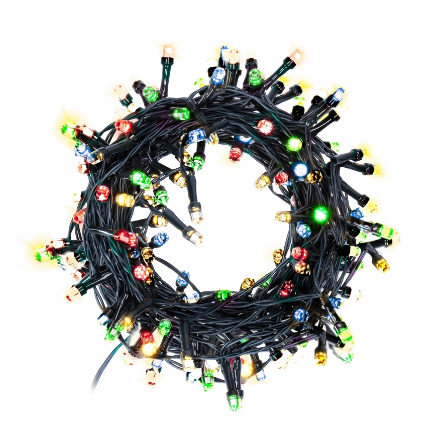 Brilagi - Corrente exterior de Natal LED 200xLED/2 funções 25m IP44 multicolor