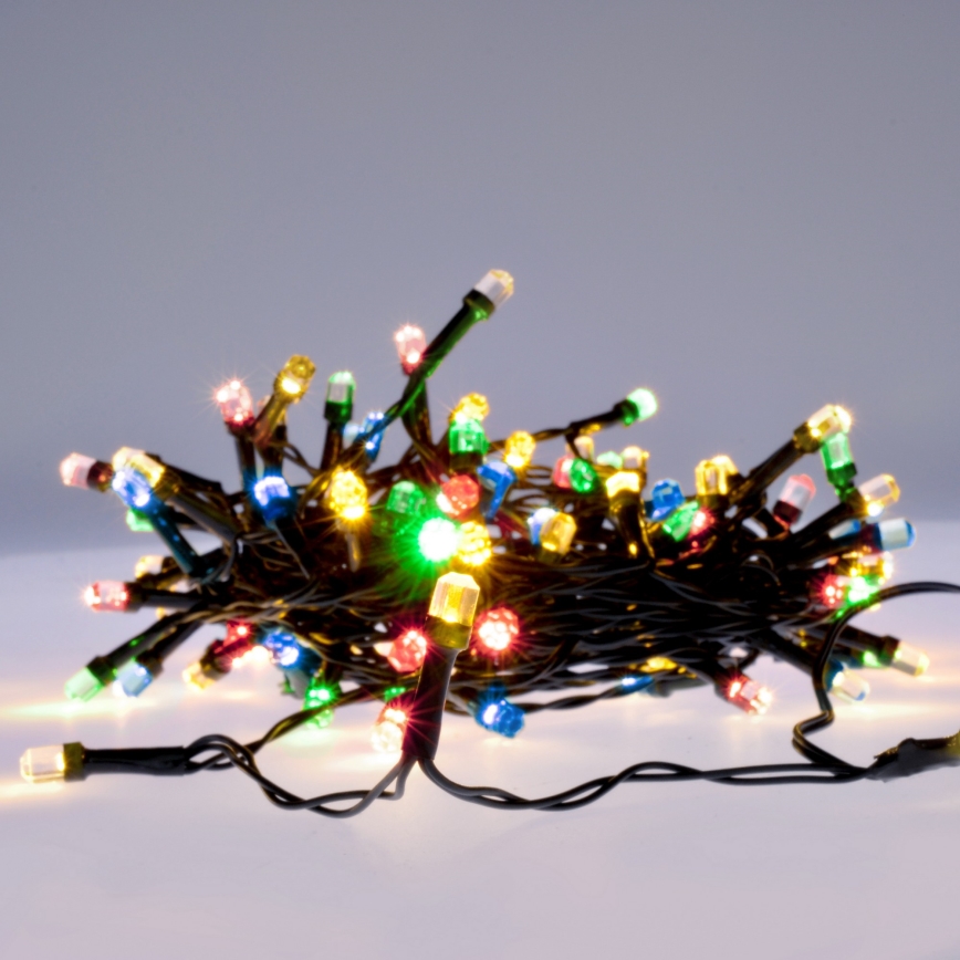 Brilagi - Corrente exterior de Natal LED 200xLED/2 funções 25m IP44 multicolor