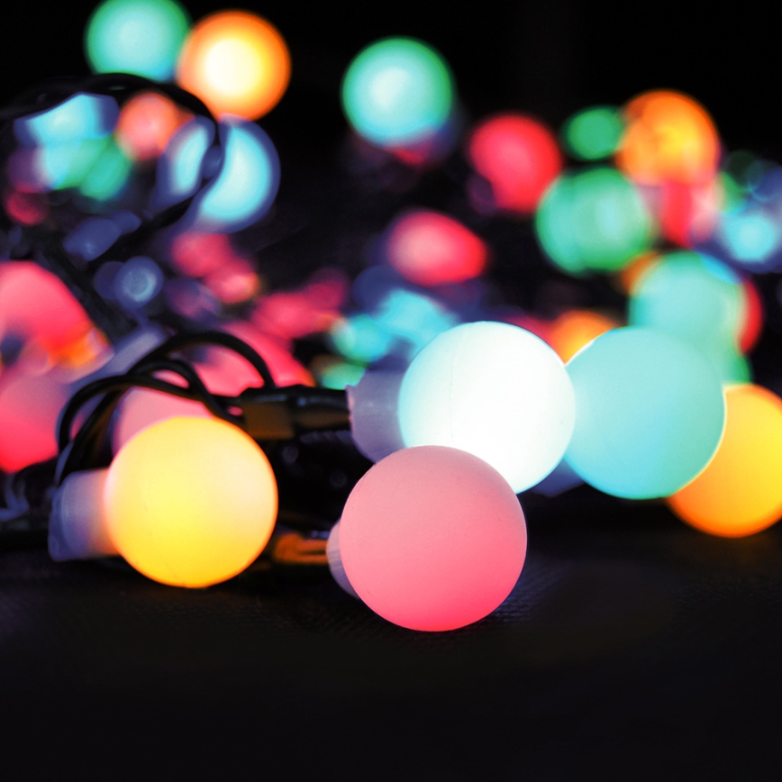 Brilagi - Corrente exterior de Natal LED RGBW 200xLED/8 funções 25m IP44 + controlo remoto