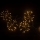 Brilagi - Corrente luminosa LED de Natal para exterior, 150 LEDs, 5 m, IP44, branco quente, efeito de fogos de artifício