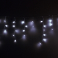 Brilagi - Cortina de Natal LED para exterior 200xLED/8 funções 13m IP44 branco frio pingentes