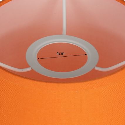 Brilagi - Cúpula universal NUBILA E27 15,5x14 cm laranja