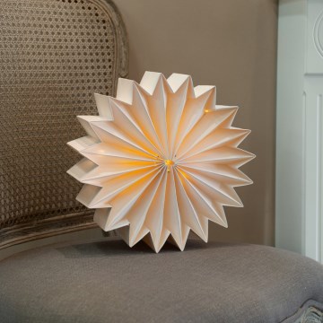 Brilagi - Decoração de Natal LED/2xAA 30 cm floco de neve