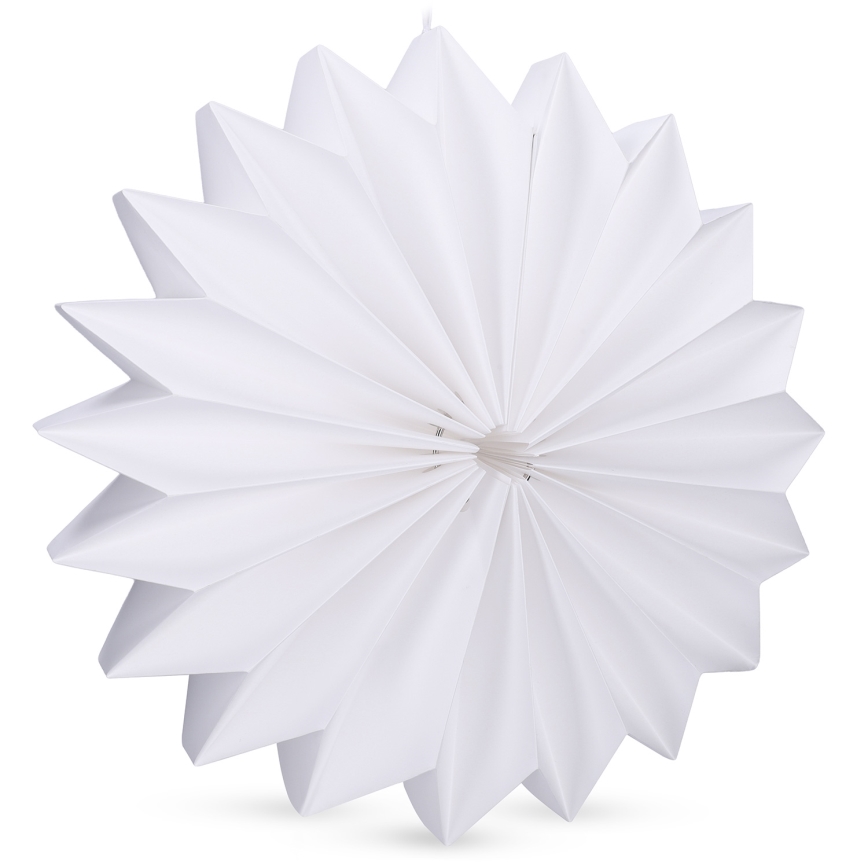 Brilagi - Decoração de Natal LED/2xAA 32 cm, Floco de Neve