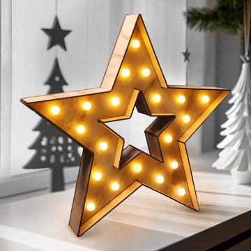 Brilagi - Decoração de Natal LED/2xAA estrela