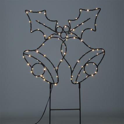 Brilagi - Decoração de Natal LED/3xAA IP44 sininhos