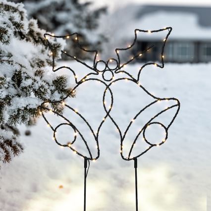 Brilagi - Decoração de Natal LED/3xAA IP44 sininhos