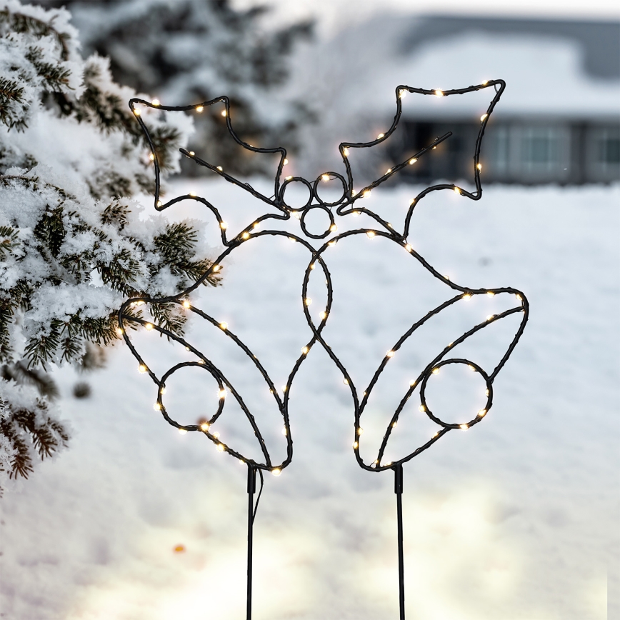 Brilagi - Decoração de Natal LED/3xAA IP44 sininhos