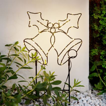 Brilagi - Decoração de Natal LED/3xAA IP44 sininhos