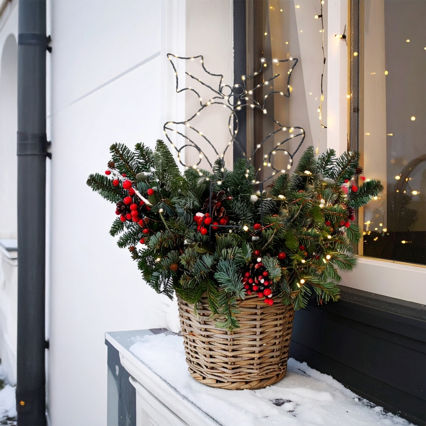 Brilagi - Decoração de Natal LED/3xAA IP44 sininhos