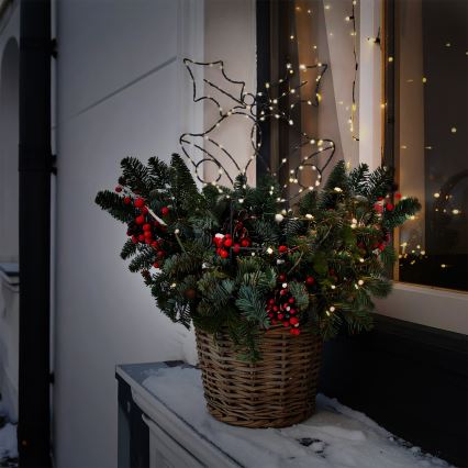 Brilagi - Decoração de Natal LED/3xAA IP44 sininhos
