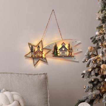 Brilagi - Decoração de Natal LED LED/2xAA cometa