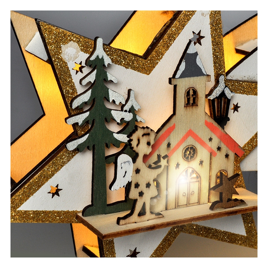Brilagi - Decoração de Natal LED LED/2xAA cometa