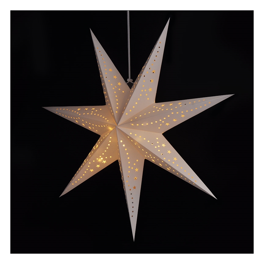 Brilagi - Decoração de Natal LED LED/2xAA estrela branco quente