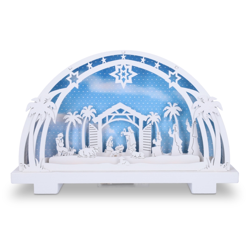 Brilagi - Decoração de Natal LED LED/2xAA presépio