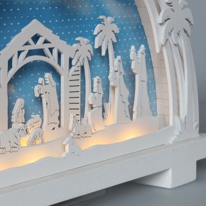 Brilagi - Decoração de Natal LED LED/2xAA presépio