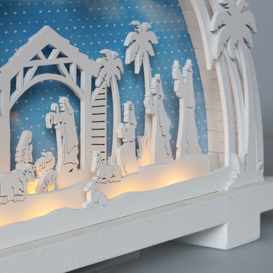 Brilagi - Decoração de Natal LED LED/2xAA presépio