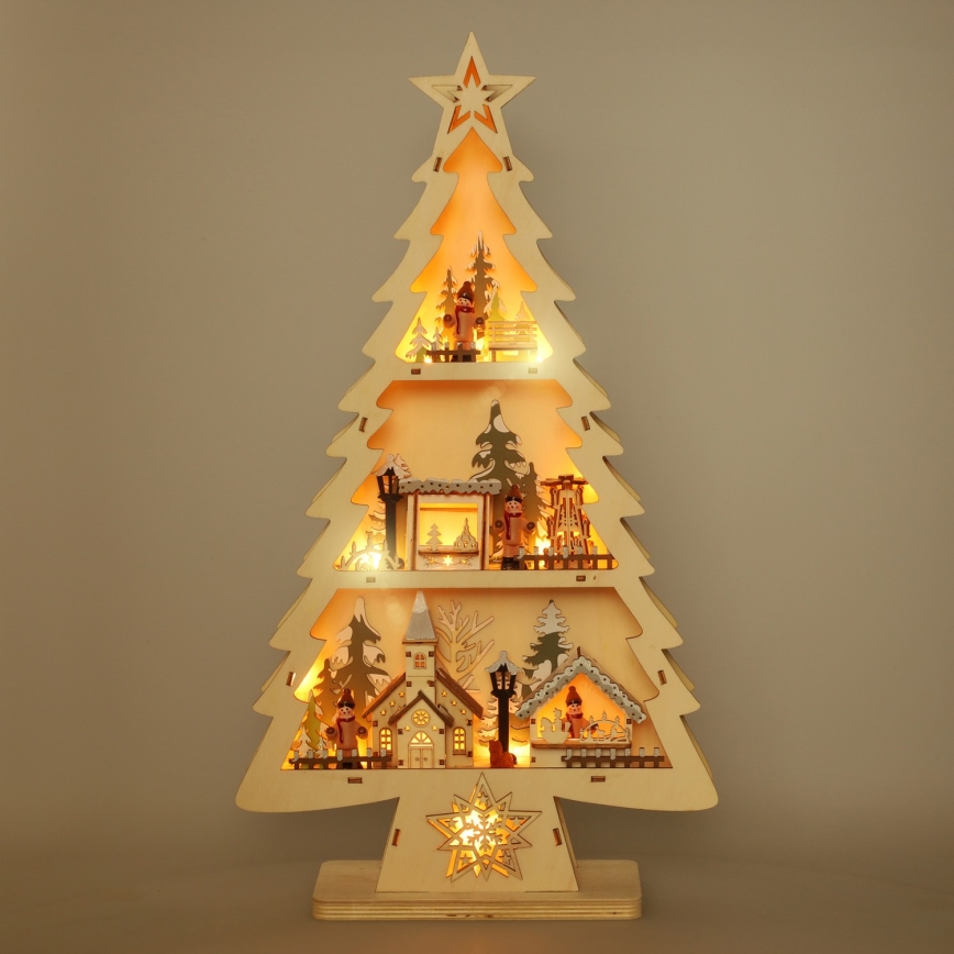 Brilagi - Decoração de Natal LED LED/3xAA árvore