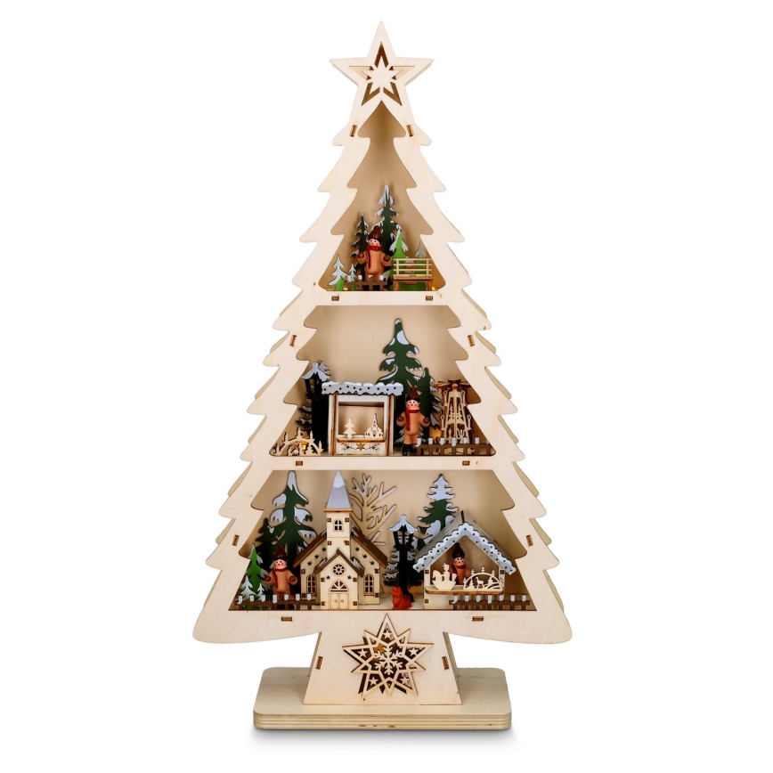 Brilagi - Decoração de Natal LED LED/3xAA árvore