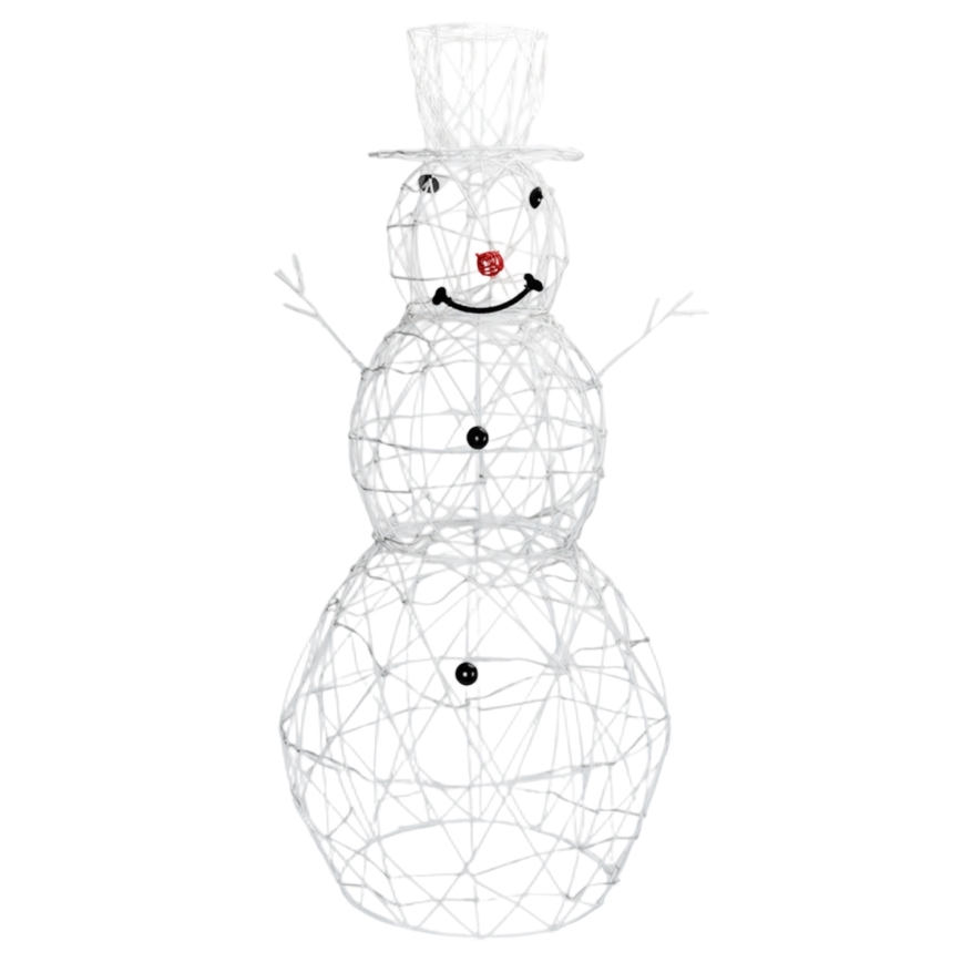 Brilagi - Decoração de Natal LED para exterior LED/3,6W/31/230V 2700K 90 cm IP44 boneco de neve