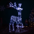 Brilagi - Decoração de Natal LED para exterior LED/3,6W/31/230V 6500K 120 cm IP44 rena