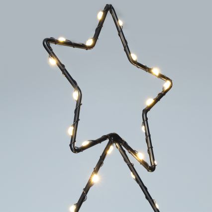 Brilagi - Decoração de Natal LED para exterior LED/3xAA IP44 Árvore de Natal