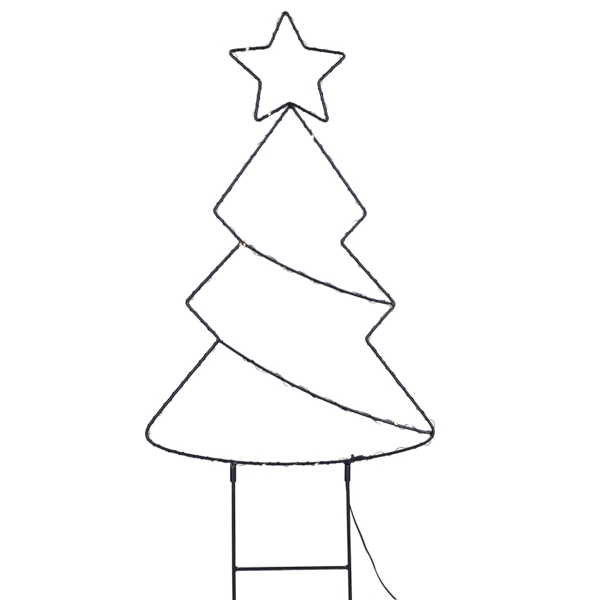 Brilagi - Decoração de Natal LED para exterior LED/3xAA IP44 Árvore de Natal