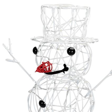 Brilagi - Decoração LED de Natal para exterior 3,6W/31/230V 6500K 120 cm IP44 boneco de neve