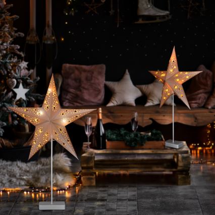 Brilagi - Decoração de Natal LED LED/3xAA estrela