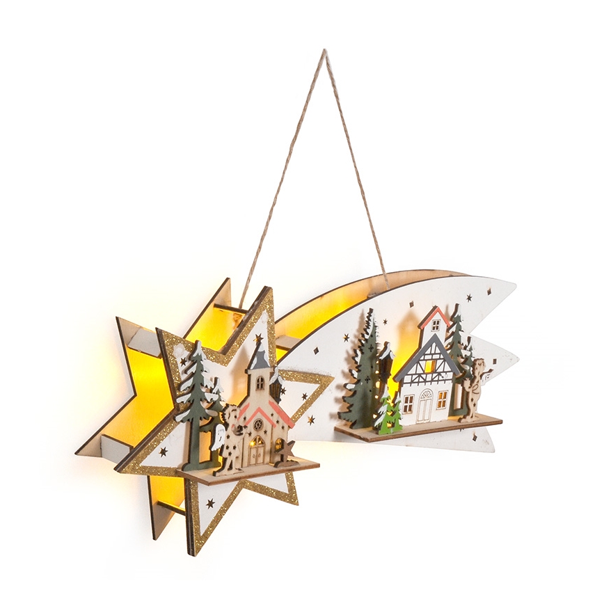 Brilagi - Decoração de Natal LED Cometa LED/2xAA