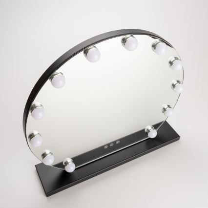Brilagi - Espelho de maquilhagem LED regulável HOLLYWOOD LED/12W/230V 3000/4000/6500K