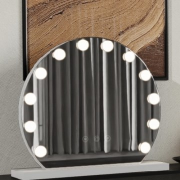 Brilagi - Espelho de maquilhagem LED regulável HOLLYWOOD LED/12W/230V 3000/4000/6500K