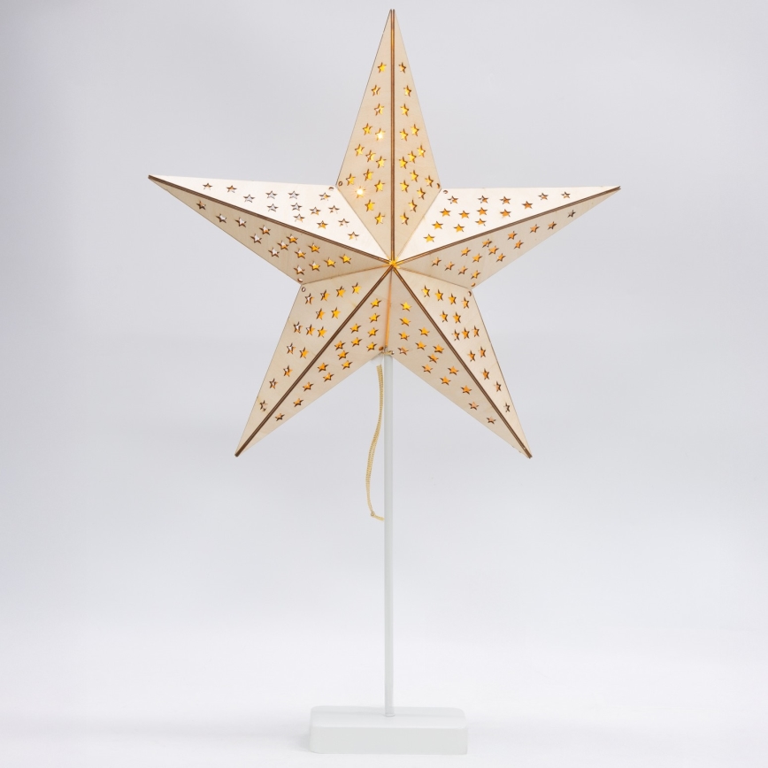Brilagi - Estrela decorativa de Natal em LED, 3x AA