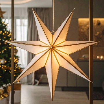 Brilagi - Estrela decorativa de Natal LED/2xAA